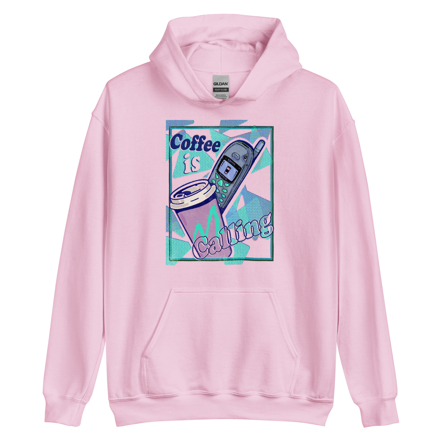 Coffee Is Calling - Retro Style Unisex Hoodie