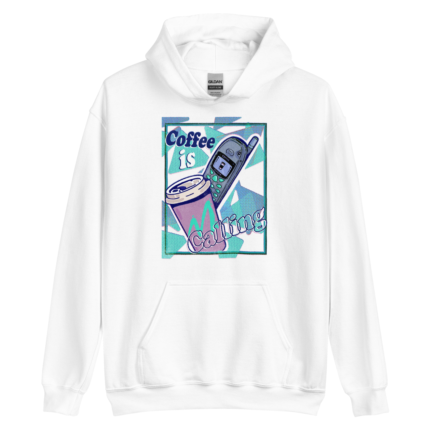 Coffee Is Calling - Retro Style Unisex Hoodie