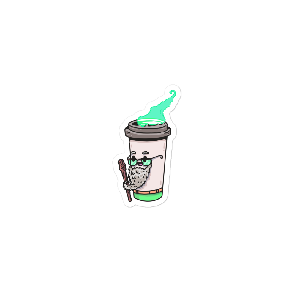 Leprechaun Coffee Sticker