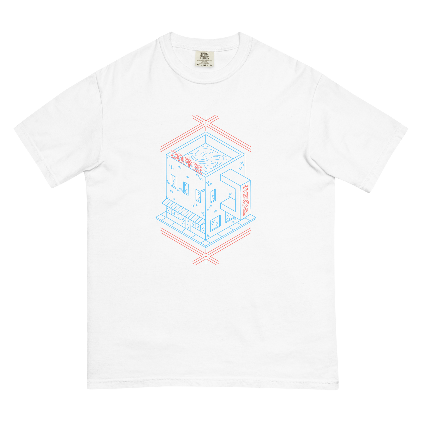 Little Isometric Coffee Shop T-shirt