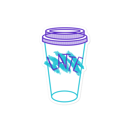 90's Latte - Sticker