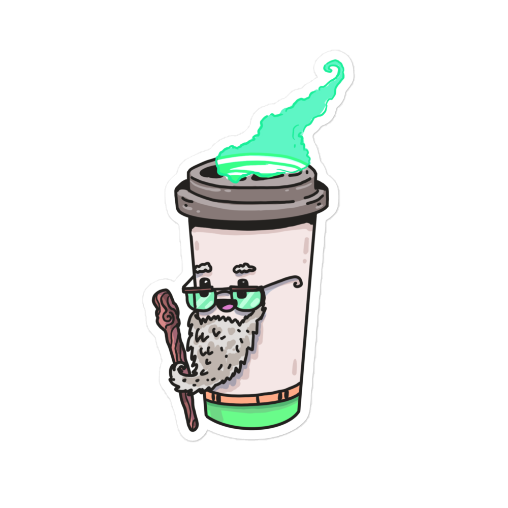 Leprechaun Coffee Sticker