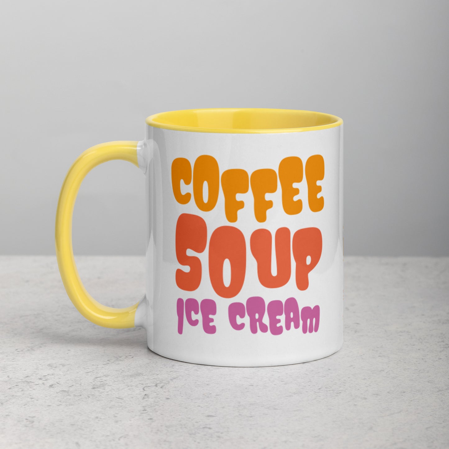 Coffee, Soup, Ice Cream Mug