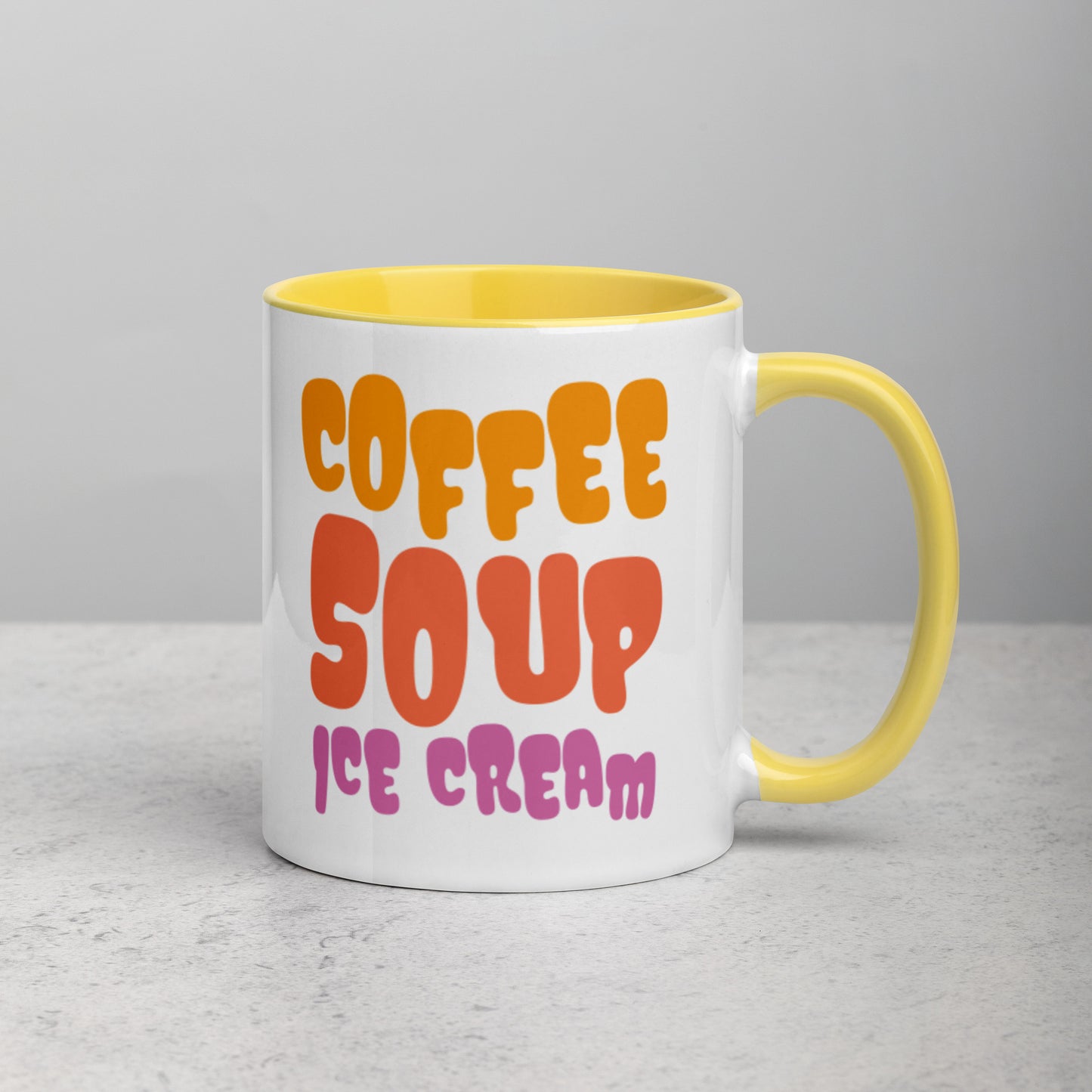 Coffee, Soup, Ice Cream Mug